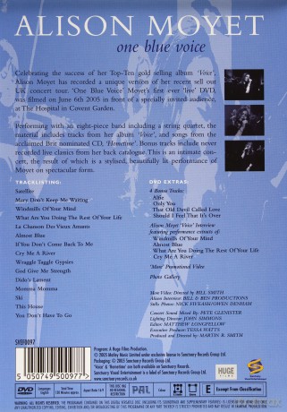 Alison Moyet: One Blue Voice [DVD]