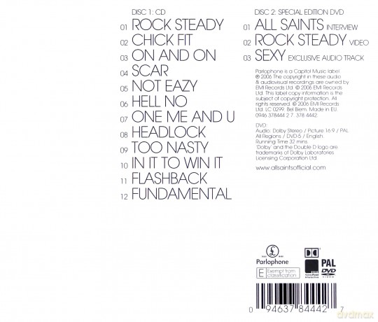 All Saints: Studio 1 Limited [CD]+[DVD]