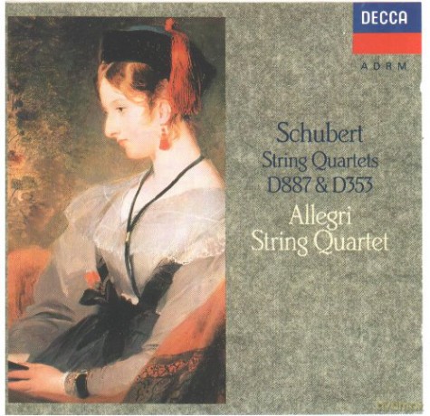 Allegri Quartet: Schu:Quartets D887/D353 [CD]