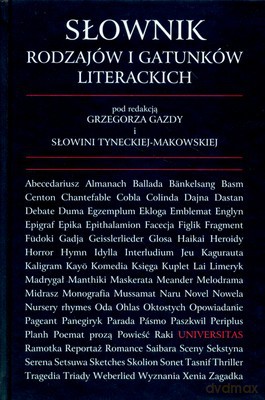Słownik Rodzajów I Gatunków Literackich - Praca Zbiorowa [KSIĄŻKA]