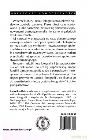 Fotografia Między Dokumentem A Sztuką Współczesną - Andre Rouille [KSIĄŻKA]