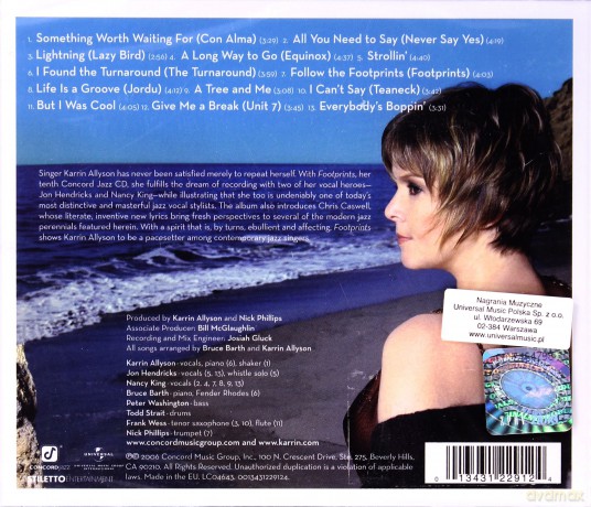 Allyson Karrin: Footprints [CD]