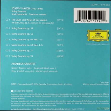 Amadeus Quartet: Haydn: String Quartets Collectors Edition [7CD]