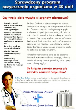 Pozbądź Się Toksyn W 30 Dni - Don Colbert [KSIĄŻKA]