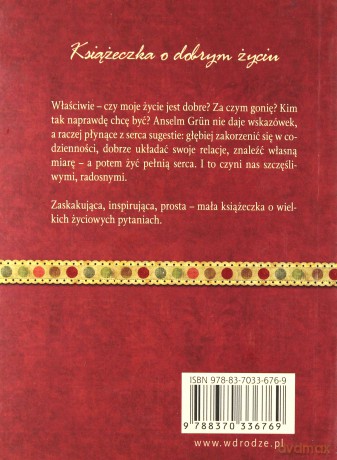 Książeczka O Dobrym Życiu - Anselm Grun [KSIĄŻKA]