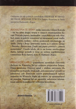 Żywot Świętej Katarzyny Ze Sieny (twarda) - Rajmund Z Kapui [KSIĄŻKA]