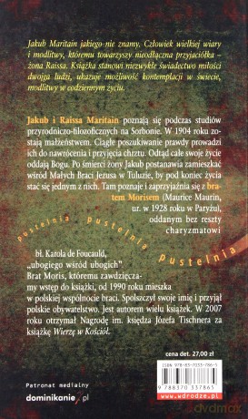 Kontemplacja W Świecie - Jakub I Raissa Maritain Brat Moris [KSIĄŻKA]