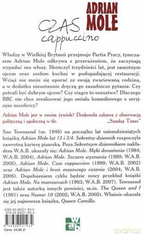 Adrian Mole Czas Cappuccino - Sue Townsend [KSIĄŻKA]