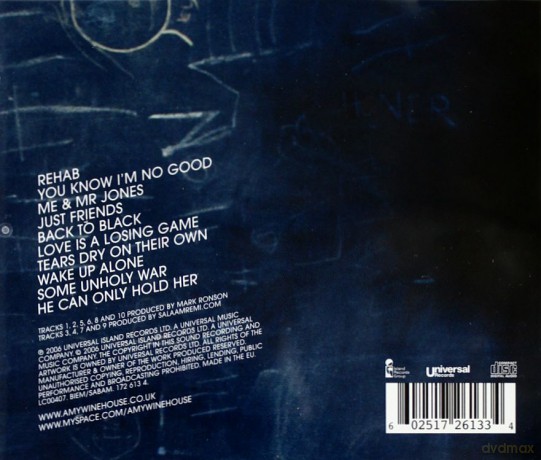 Amy Winehouse: Back To Black (PL) [CD]