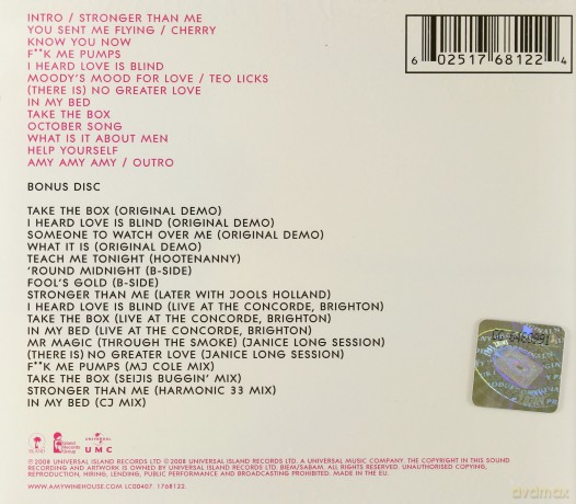 Amy Winehouse: Frank Deluxe Edition [2CD]