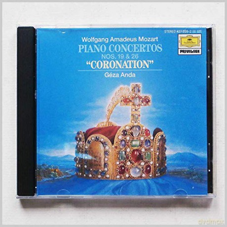 Anda Casm: Mozart:Pno Ctos 19+26 [CD]