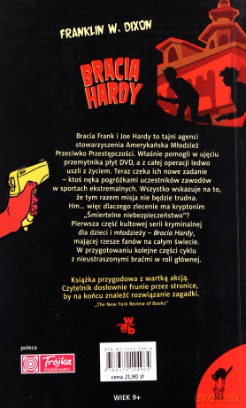 Bracia Hardy Śmiertelne Niebezpieczeństwo - Franklin W. Dixon [KSIĄŻKA]