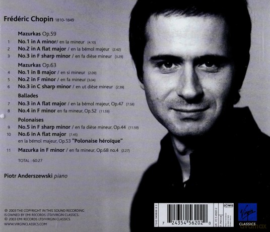 Anderszewski: Polonaises, Mazurkas, Ballades [CD]