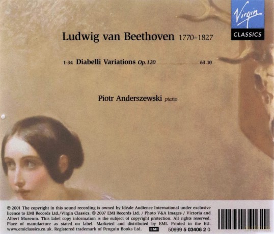 Anderszewski: Recommends Beethoven: Diabelli Variation [CD]