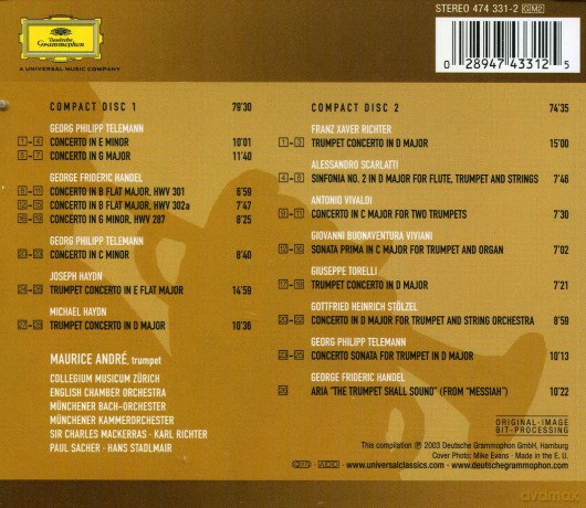 Andre Maurice Plays: Trumpet Shall Sound [2CD]