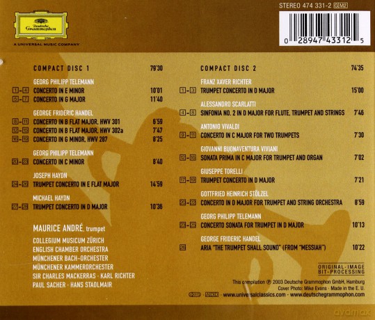 Andre Maurice Plays: Trumpet Shall Sound [2CD]
