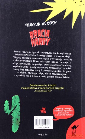 Bracia Hardy W Oparach Szaleństwa - Franklin W. Dixon [KSIĄŻKA]
