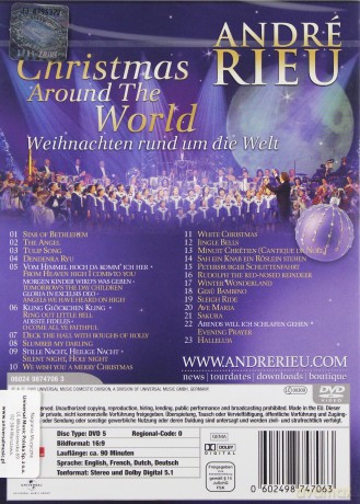 Andre Rieu: Christmas Around The World [DVD]