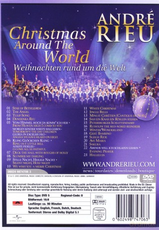 Andre Rieu: Christmas Around The World [DVD]