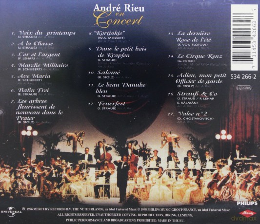 Andre Rieu: In Concert [CD]