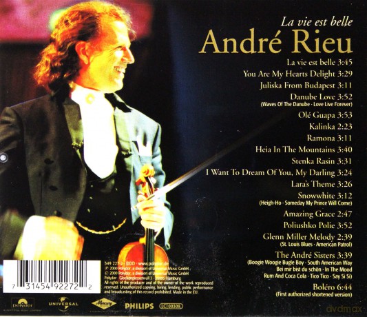 Andre Rieu: La Vie Est Belle [CD]