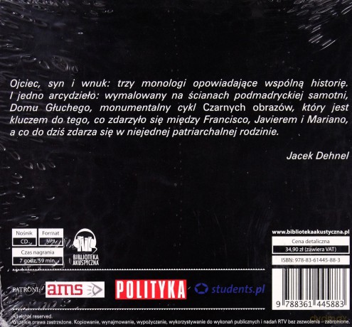 Saturn - Jacek Dehnel (digipack) [AUDIOBOOK] [CD-MP3]