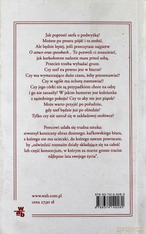 O Sztuce Oraz Sposobach Usidlenia Kierownika Działu W Celu Upomnienia Się O Podwyżkę - Georges Perec [KSIĄŻKA]
