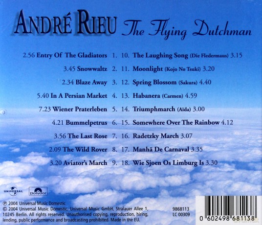 Andre Rieu: The Flying Dutchman [CD]