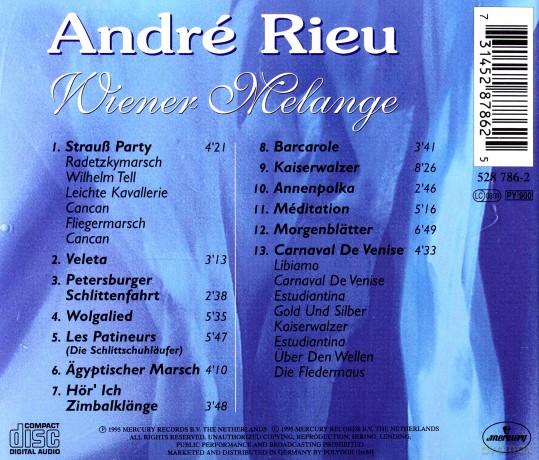 Andre Rieu: Wienermelange [CD]