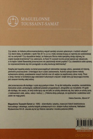Historia Stroju Wyd.2011 (twarda) - Maguelonne Toussaint-Samat [KSIĄŻKA]