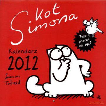 2012 Kal. Kot Simona (twarda) - Simon Tofield [KSIĄŻKA]