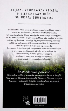 Samotność Liczb Pierwszych - Paolo Giordano [KSIĄŻKA]