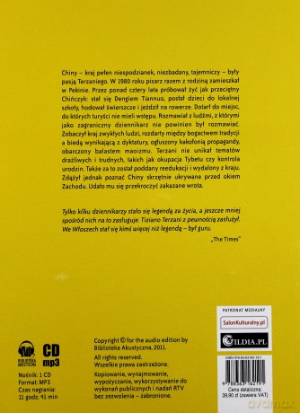 Zakazane Wrota - Tiziano Terziani (digipack) [AUDIOBOOK] [CD-MP3]