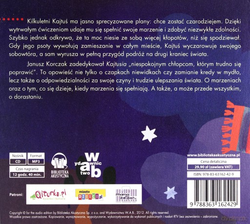 Kajtuś Czarodziej - Janusz Korczak (digipack) [AUDIOBOOK] [CD-MP3]
