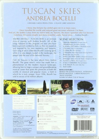 Andrea Bocelli: Tuscan Skies (Cieli Di Toscana) [DVD]