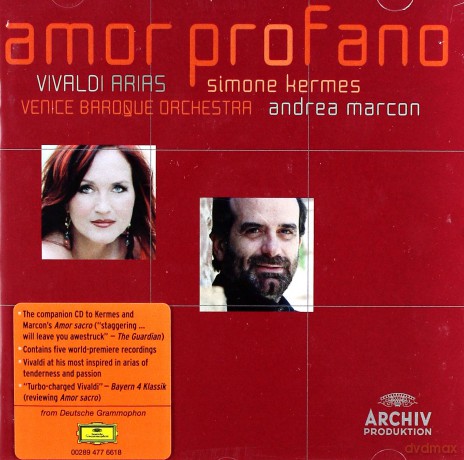 Andrea Marcon/Venice Baroque Orchestra: Amor Profano Vivaldi:Arias From Olimpiad [CD]