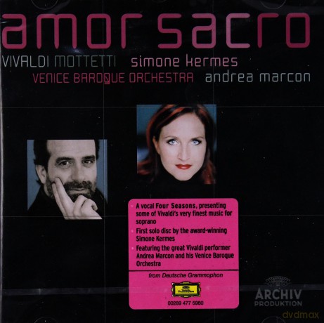 Andrea Marcon/Venice Baroque Orchestra: Amor Sacro Vivaldi:Mottetti [CD]