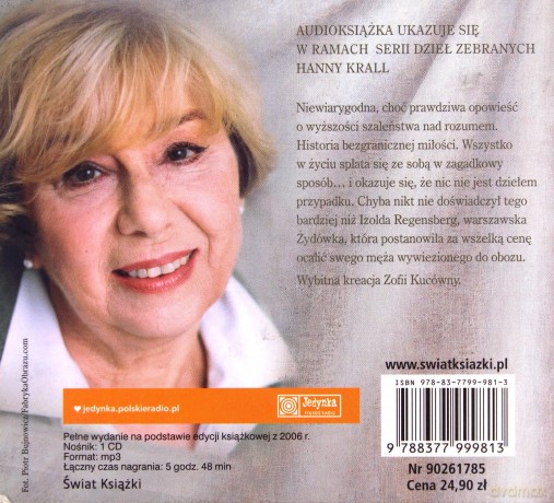 Król Kier Znów Na Wylocie (twarda) - Hanna Krall [AUDIOBOOK] [CD-MP3]