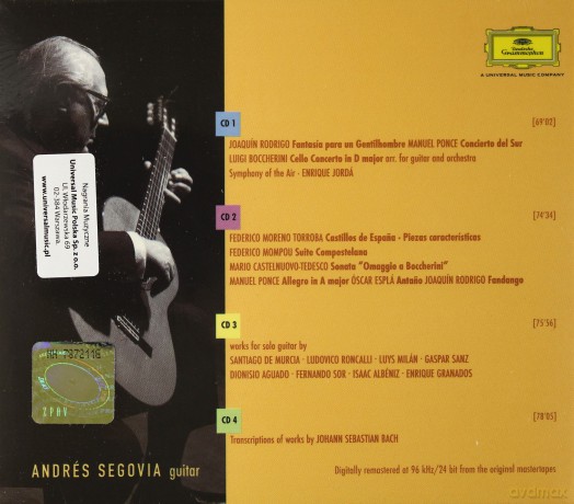 Andres Segovia: Segovia Collection [4CD]