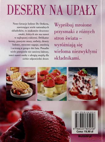 Desery Na Upały (twarda) - Dr Oetker [KSIĄŻKA]