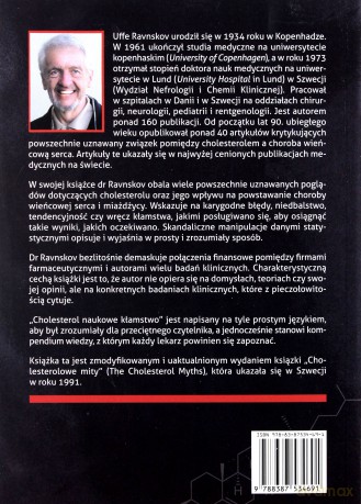 Cholesterol Naukowe Kłamstwo - Uffe Ravnskov [KSIĄŻKA]