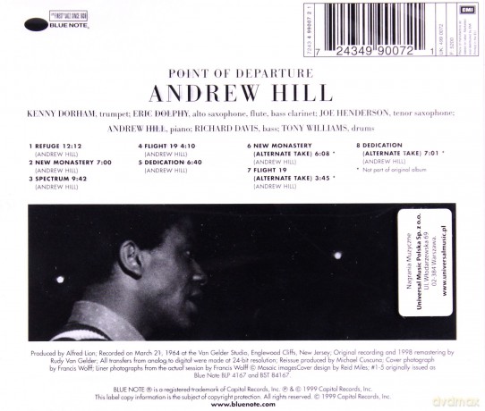 Andrew Hill: 60th Point Of Departure [CD]