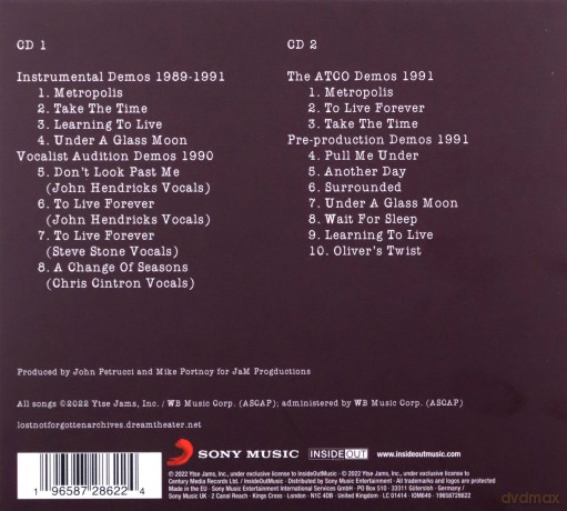 Dream Theater: Lost Not Forgotten Archives: Images and Words Demos - (1989-1991) (digipack) [2CD]