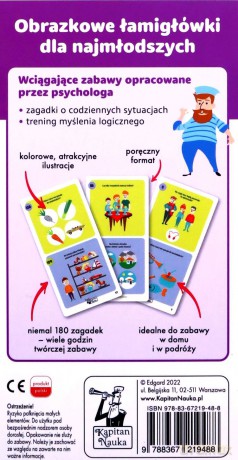 Hip, hip, hurra! Zagadki obrazkowe. Kapitan Nauka - Magdalena Trepczyńska [KSIĄŻKA]