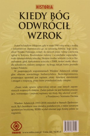 Kiedy Bóg odwrócił wzrok - Wiesław Adamczyk [KSIĄŻKA]