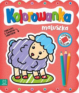 Kolorowanka maluszka. Obrazki z grubym obrysem. Czerwone ciasteczko - Agnieszka Bator [KSIĄŻKA]