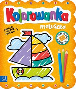 Kolorowanka maluszka. Obrazki z grubym obrysem. Pomarańczowe ciasteczko - Agnieszka Bator [KSIĄŻKA]