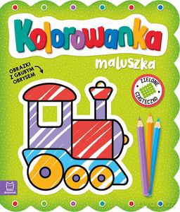 Kolorowanka maluszka. Obrazki z grubym obrysem. Zielone ciasteczko - Agnieszka Bator [KSIĄŻKA]