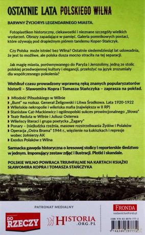Ostatnie lata polskiego Wilna - Sławomir Koper, Tomasz Stańczyk [KSIĄŻKA]