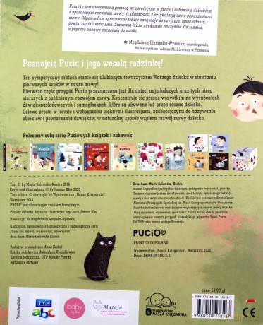 Pucio uczy się mówić. Zabawy dźwiękonaśladowcze dla najmłodszych - Marta Galewska-Kustra [KSIĄŻKA]